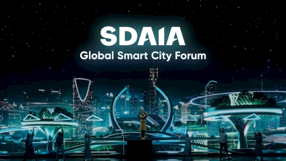 SDAIA Global Smart City Forum Live mixed-reality opening show